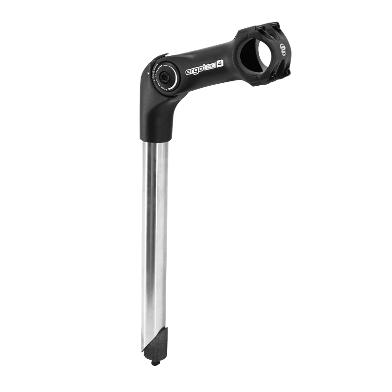 POTENCE CITY A PLONGEUR ERGOTEC OCTOPUS 2 REGLABLE 25.4MM POUR CINTRE 31.8MM L 110MM ARGENT-NOIR (PLONGEUR 300MM) (HOMOLOGUE NIVEAU 4) POTENCE CITY A PLONGEUR ERGOTEC OCTOPUS 2 REGLABLE 25.4MM POUR CINTRE 31.8MM L 110MM ARGENT-NOIR (PLONGEUR 300MM) (HOMOLOGUE NIVEAU 4)