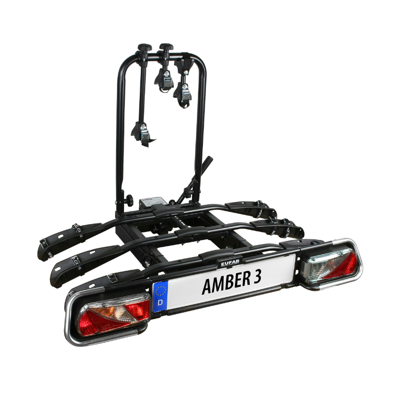 PORTE VELO PLATEFORME EUFAB AMBER POUR 3 VELOS FIXATION RAPIDE SUR L'ATTELAGE - COMPATIBLE POUR METTRE 2 VAE - CHARGE MAXI 60KGS PORTE VELO PLATEFORME EUFAB AMBER POUR 3 VELOS FIXATION RAPIDE SUR L'ATTELAGE - COMPATIBLE POUR METTRE 2 VAE - CHARGE MAXI 60KGS