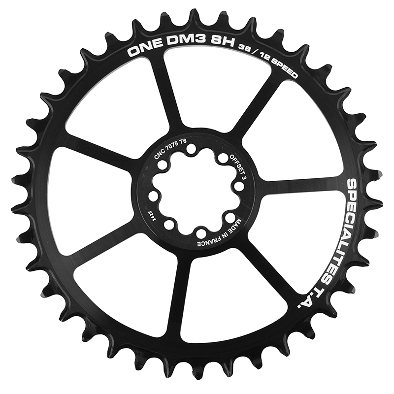 PLATEAU VTT DIRECT MOUNT POUR SRAM GX - XX1 - X01 TA ONE DM3 8H 38DTS 11-12V. NOIR (TRANSMISSION BOOST DEPORT 3MM) PLATEAU VTT DIRECT MOUNT POUR SRAM GX - XX1 - X01 TA ONE DM3 8H 38DTS 11-12V. NOIR (TRANSMISSION BOOST DEPORT 3MM)