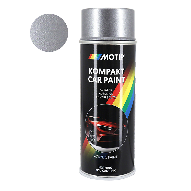 BOMBE DE PEINTURE MOTIP KOMPAKT AUTOLACK ACRYL METAL GRIS AEROSOL 400 ML (55272)