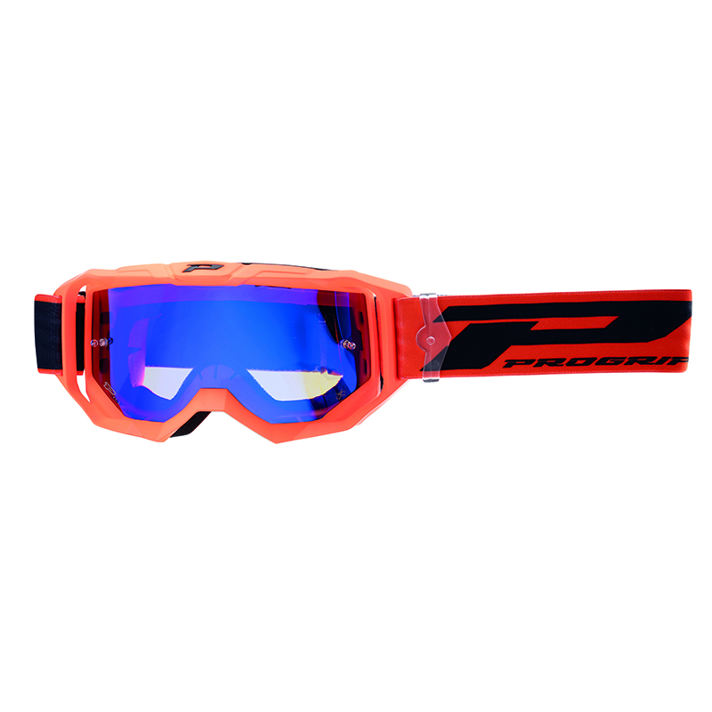 MASQUE-LUNETTES CROSS PROGRIP 3300 FL VISION GO MULTILAYERED ORANGE FLUO MAT ECRAN MIROIR BLEU ANTI-RAYURES-ANTI U.V.-ANTI-BUEE (HOMOLOGUE CE-EN-N° AC-96025 REV.2) MASQUE-LUNETTES CROSS PROGRIP 3300 FL VISION GO MULTILAYERED ORANGE FLUO MAT ECRAN MIROIR BLEU ANTI-RAYURES-ANTI U.V.-ANTI-BUEE (HOMOLOGUE CE-EN-N° AC-96025 REV.2)