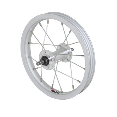 ROUE CITY PATIN 12" AVANT JANTE ET MOYEU ALU AXE PLEIN ROUE CITY PATIN 12" AVANT JANTE ET MOYEU ALU AXE PLEIN