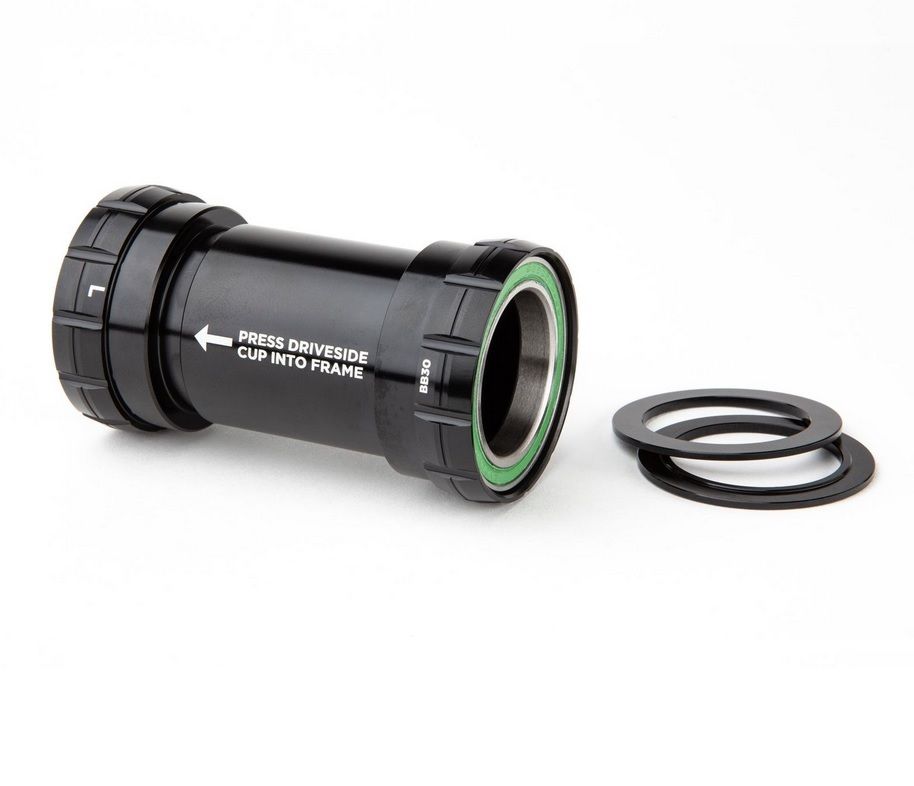 CANE CREEK HELLBENDER 70 BB30 BOTTOM BRACKETS, STAINLESS STEEL, THREAD FIT, 30MM, 68/73MM, BLACK CANE CREEK HELLBENDER 70 BB30 BOTTOM BRACKETS, STAINLESS STEEL, THREAD FIT, 30MM, 68/73MM, BLACK