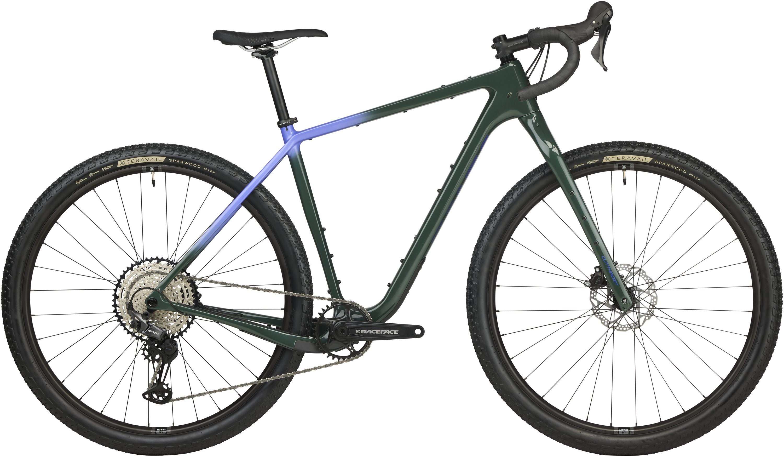 SALSA CUTTHROAT CARBON GRX 610 1X12 BIKE, 29", 58CM, DARK PINE