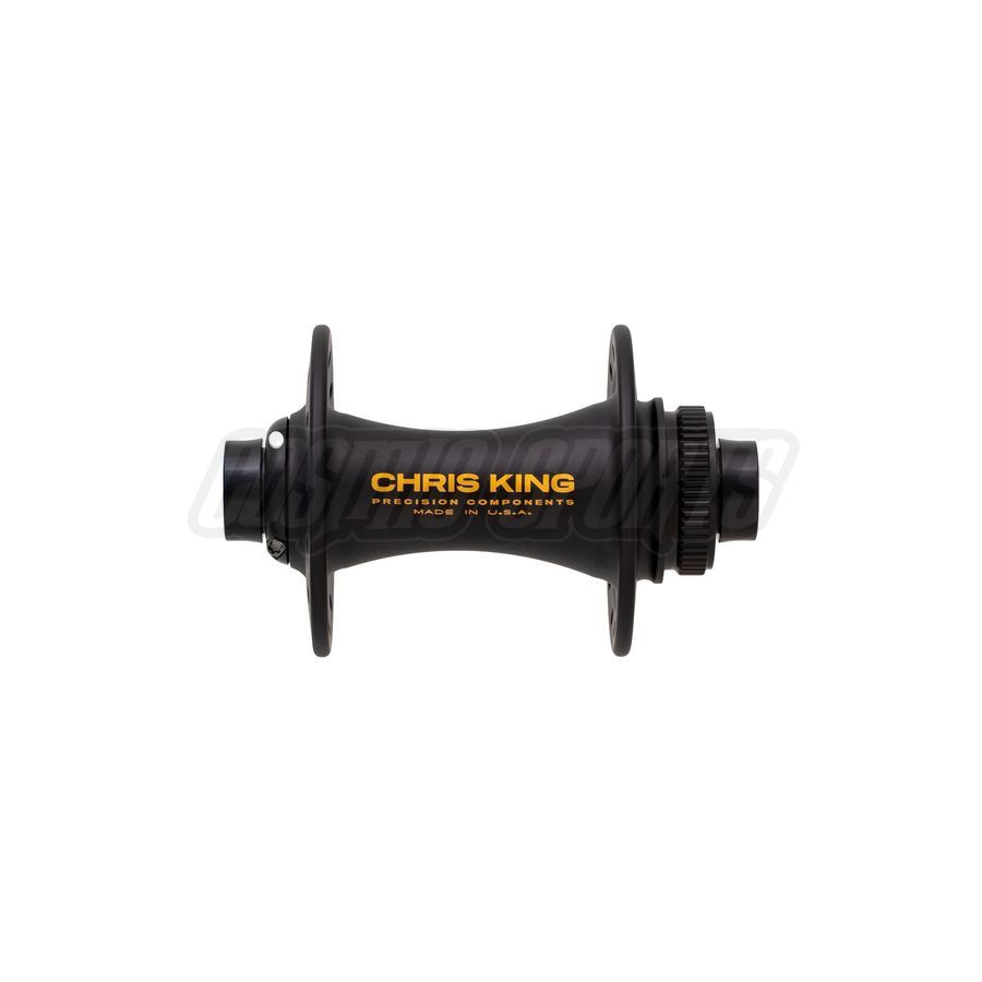 CHRIS KING DISC CENTERLOCK BOOST HUB FRONT, 110X20MM, 28 H., STEEL-BEARINGS, TWO TONE