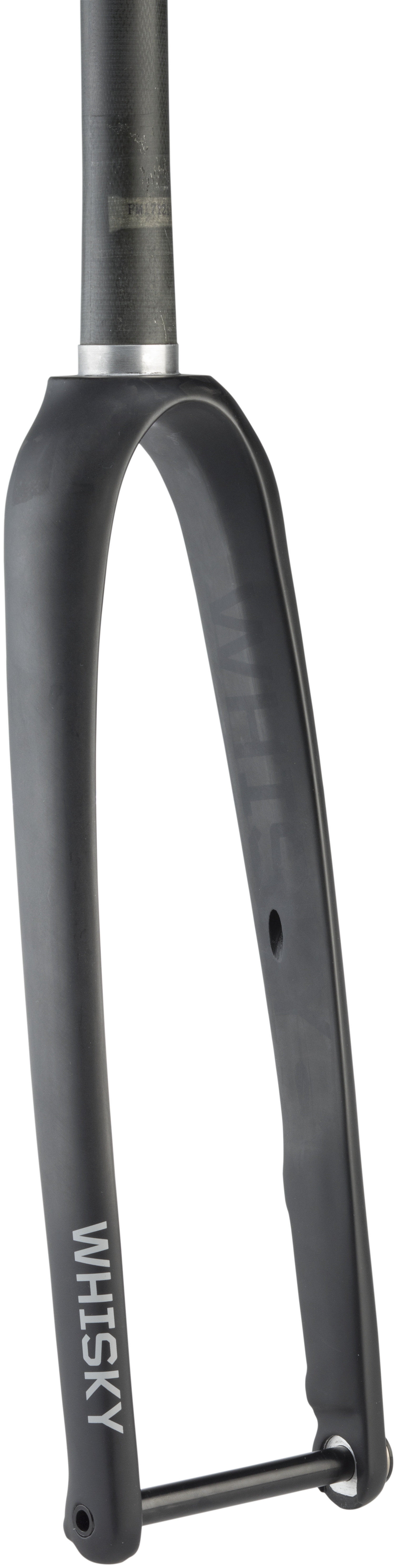 WHISKY NO.9 RD CARBON FORK, 700C, 28.6-33, 45MM, 367MM, 100X12MM, FLAT MOUNT DISC, MATTE BLACK WHISKY NO.9 RD CARBON FORK, 700C, 28.6-33, 45MM, 367MM, 100X12MM, FLAT MOUNT DISC, MATTE BLACK