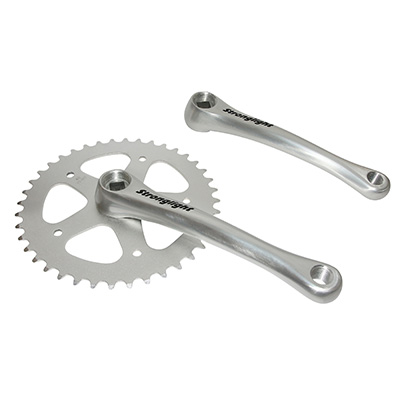 PEDALIER CITY STRONGLIGHT SL55 ALU ARGENT 170MM 40D. CHAINE 2.38 (AXE CARRE 115MM) PEDALIER CITY STRONGLIGHT SL55 ALU ARGENT 170MM 40D. CHAINE 2.38 (AXE CARRE 115MM)