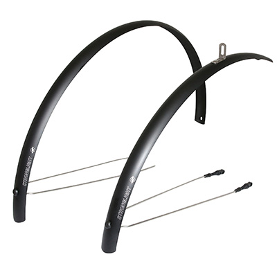GARDE BOUE CITY-VTC TRINGLES 28'' STRONGLIGHT ALU R'LIGHT 48MM NOIR MAT (PAIRE) AVEC FIXATION CLASSIC TRINGLES INOX GARDE BOUE CITY-VTC TRINGLES 28'' STRONGLIGHT ALU R'LIGHT 48MM NOIR MAT (PAIRE) AVEC FIXATION CLASSIC TRINGLES INOX
