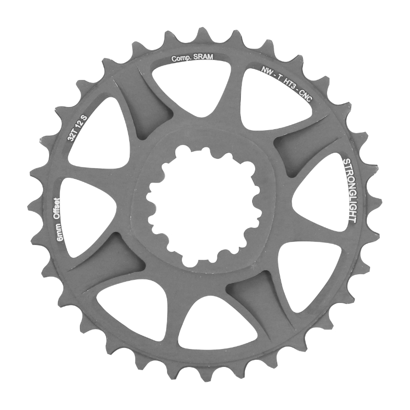 PLATEAU VTT DIRECT MOUNT POUR SRAM XX1-X01 STRONGLIGHT HT3 MONO 32DTS NOIR ALU 12V. NARROW WIDE (DEPORT 6MM) PLATEAU VTT DIRECT MOUNT POUR SRAM XX1-X01 STRONGLIGHT HT3 MONO 32DTS NOIR ALU 12V. NARROW WIDE (DEPORT 6MM)