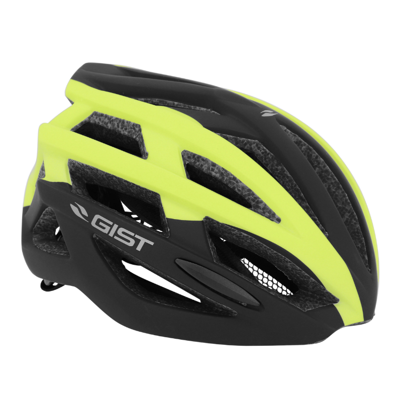 CASQUE VELO ADULTE GIST ROUTE PLANET NOIR-JAUNE MAT IN-MOLD TAILLE 58-62 REGLAGE MOLETTE 212GRS CASQUE VELO ADULTE GIST ROUTE PLANET NOIR-JAUNE MAT IN-MOLD TAILLE 58-62 REGLAGE MOLETTE 212GRS