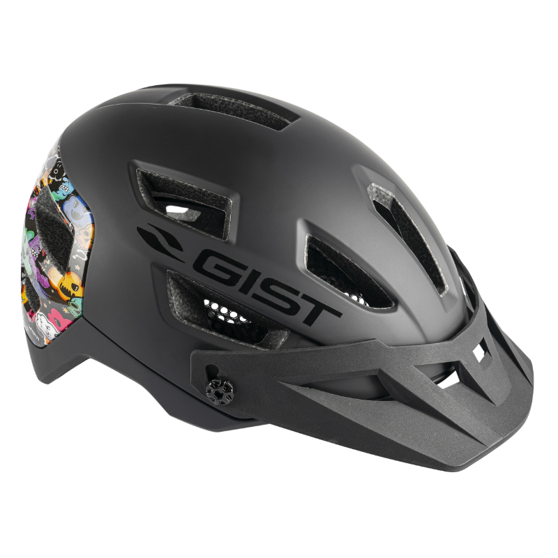 CASQUE VELO ADULTE GIST VTT KOP NOIR ARRIERE DECO COVERING MONSTRES IN-MOLD TAILLE 56-62 AVEC VISIERE REGLABLE EN 3 POSITIONS ET FIT-SYSTEM (VENDU EN BOITE) CASQUE VELO ADULTE GIST VTT KOP NOIR ARRIERE DECO COVERING MONSTRES IN-MOLD TAILLE 56-62 AVEC VISIERE REGLABLE EN 3 POSITIONS ET FIT-SYSTEM (VENDU EN BOITE)
