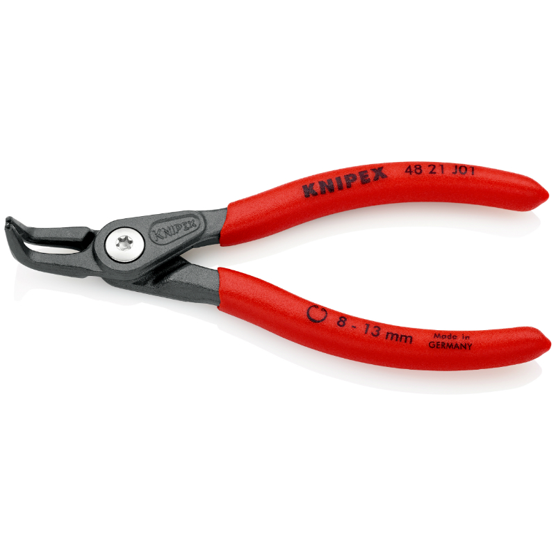PINCE A CIRCLIPS INTERIEUR PRO KNIPEX 130MM DIAM CIRCLIPS 8 A 13MM GRIS ANTIROUILLE POINTE 0,9MM (COUDEE) (48 21 J01) -MADE IN GERMANY- PINCE A CIRCLIPS INTERIEUR PRO KNIPEX 130MM DIAM CIRCLIPS 8 A 13MM GRIS ANTIROUILLE POINTE 0,9MM (COUDEE) (48 21 J01) -MADE IN GERMANY-