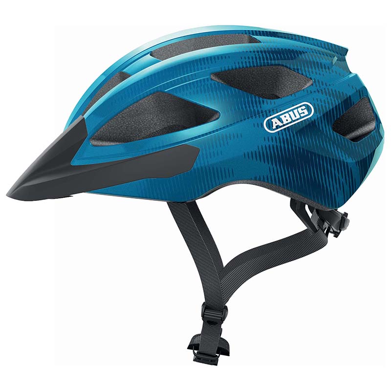 CASQUE VELO ADULTE ABUS ROUTE MACATOR BLEU ACIER TAILLE M (52-58CM) REGLAGE MOLETTE CASQUE VELO ADULTE ABUS ROUTE MACATOR BLEU ACIER TAILLE M (52-58CM) REGLAGE MOLETTE