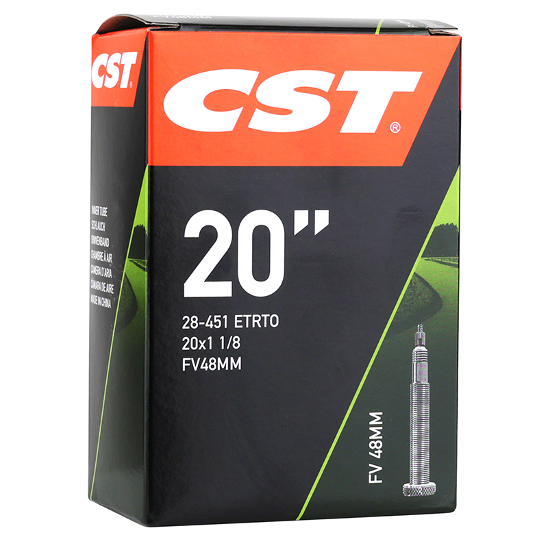 CHAMBRE A AIR VELO 20 X 1 1-8 CST VALVE PRESTA 48 MM CHAMBRE A AIR VELO 20 X 1 1-8 CST VALVE PRESTA 48 MM