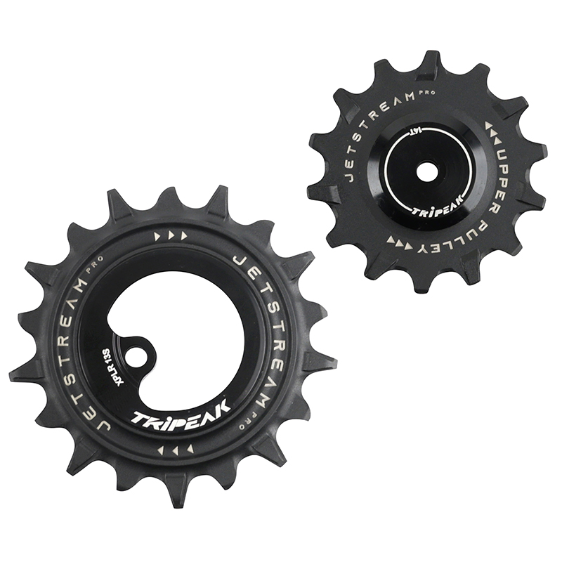 GALET DERAILLEUR AOPW TRIPEAK 14-18 DENTS CERAMIQUE 13X1V. SRAM AXS FORCE XPLR NOIR (JEU DE 2) (GARANTIE 4 ANS) GALET DERAILLEUR AOPW TRIPEAK 14-18 DENTS CERAMIQUE 13X1V. SRAM AXS FORCE XPLR NOIR (JEU DE 2) (GARANTIE 4 ANS)