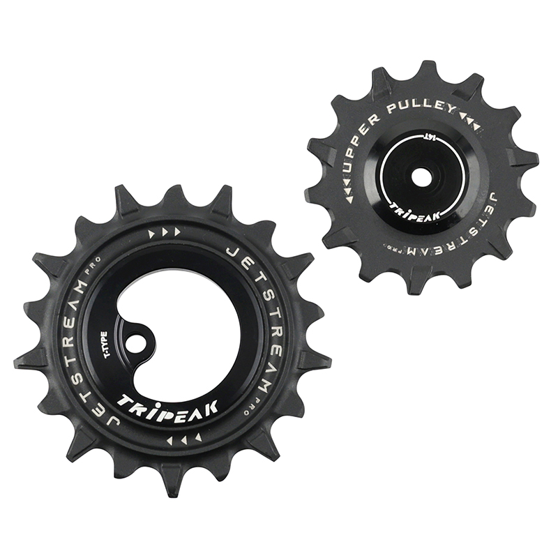 GALET DERAILLEUR AOPW TRIPEAK 14-18 DENTS CERAMIQUE 12X1V. SRAM T TYPE NOIR (JEU DE 2) (GARANTIE 4 ANS) GALET DERAILLEUR AOPW TRIPEAK 14-18 DENTS CERAMIQUE 12X1V. SRAM T TYPE NOIR (JEU DE 2) (GARANTIE 4 ANS)