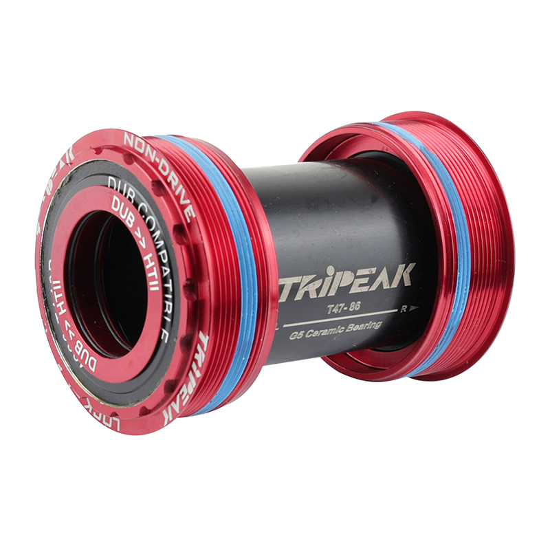 CUVETTE INTEGRE BOITIER FILETE ROUTE TRIPEAK 3EN1 CERAMIQUE BOITE DE 86MM DIAM DE 47MM POUR AXE 24MM, 28.99MM, 30MM (COMPATIBLE SRAM DUB, ROTOR 3D, SHIMANO, COLNAGO, TREK, SEKA) -CUVETTE ROUGE- CUVETTE INTEGRE BOITIER FILETE ROUTE TRIPEAK 3EN1 CERAMIQUE BOITE DE 86MM DIAM DE 47MM POUR AXE 24MM, 28.99MM, 30MM (COMPATIBLE SRAM DUB, ROTOR 3D, SHIMANO, COLNAGO, TREK, SEKA) -CUVETTE ROUGE-