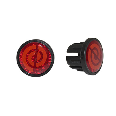 BOUCHON DE CINTRE ROUTE BIKE RIBBON ROUGE REFLECT (PAIRE) BOUCHON DE CINTRE ROUTE BIKE RIBBON ROUGE REFLECT (PAIRE)