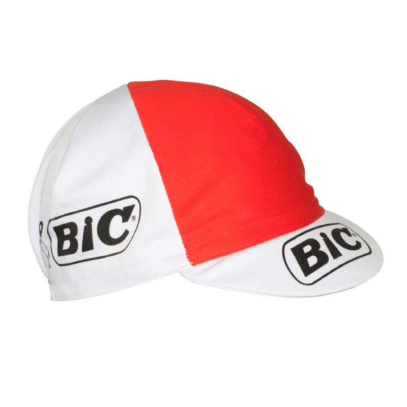 CASQUETTE VELO EQUIPE VINTAGE BIC BLANC-ORANGE CASQUETTE VELO EQUIPE VINTAGE BIC BLANC-ORANGE