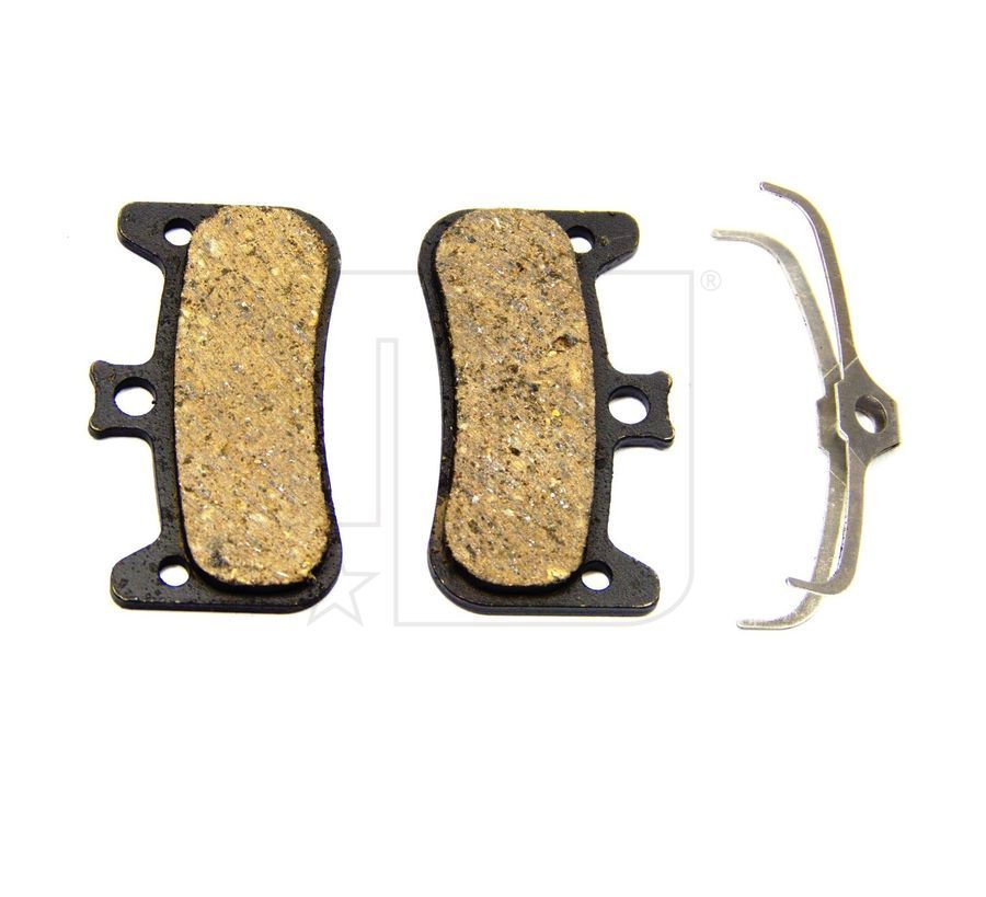 NG SPORTS SEMI-METALL DISC-BRAKE PADS, FORMULA CURA 4-KOLBEN, BLACK