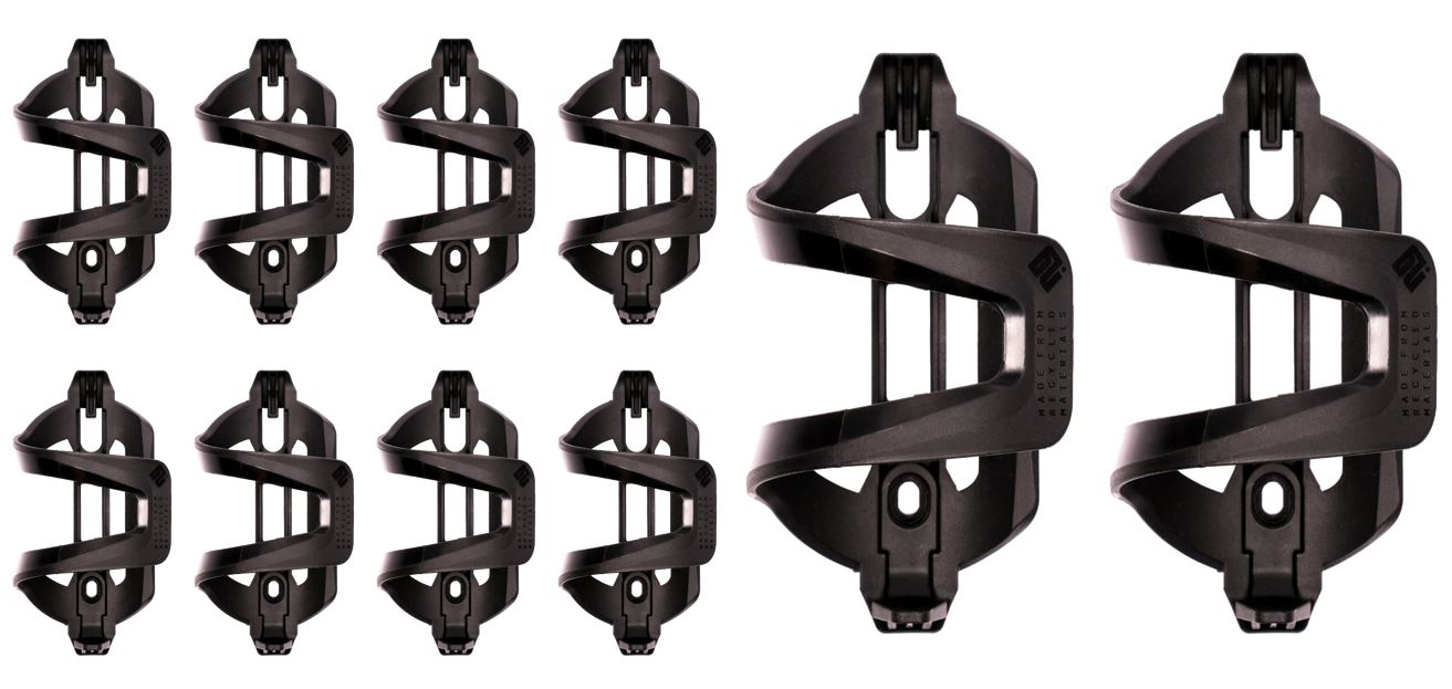 NG SPORTS CUMEEN RECYCLE BOTTLE CAGE, WORKSHOP PACKAGING PU/10, BLACK NG SPORTS CUMEEN RECYCLE BOTTLE CAGE, WORKSHOP PACKAGING PU/10, BLACK