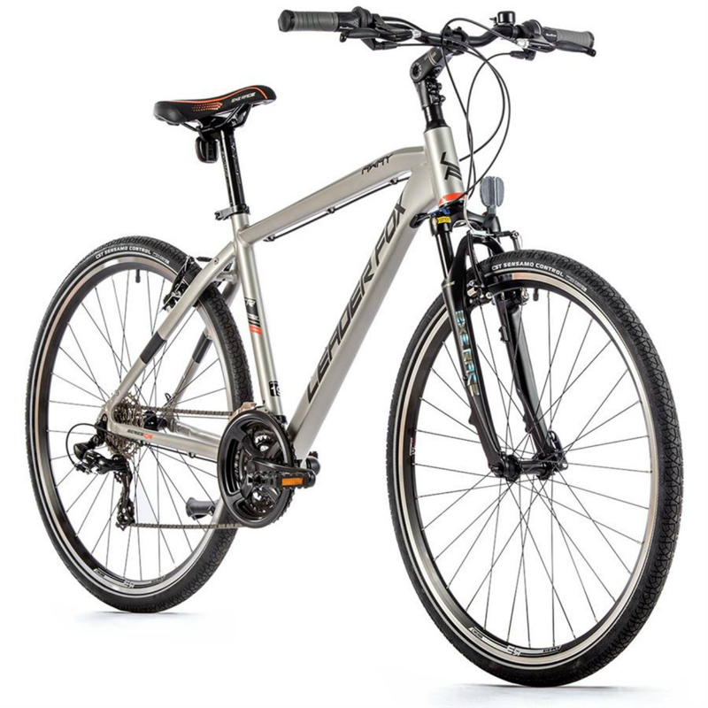 VELO MUSCULAIRE VTC 28 LEADER FOX AWAY HOMME ARGENT MAT 7V CADRE 19 POUCES (TAILLE ADULTE 175 à 183 CM) VELO MUSCULAIRE VTC 28 LEADER FOX AWAY HOMME ARGENT MAT 7V CADRE 19 POUCES (TAILLE ADULTE 175 à 183 CM)