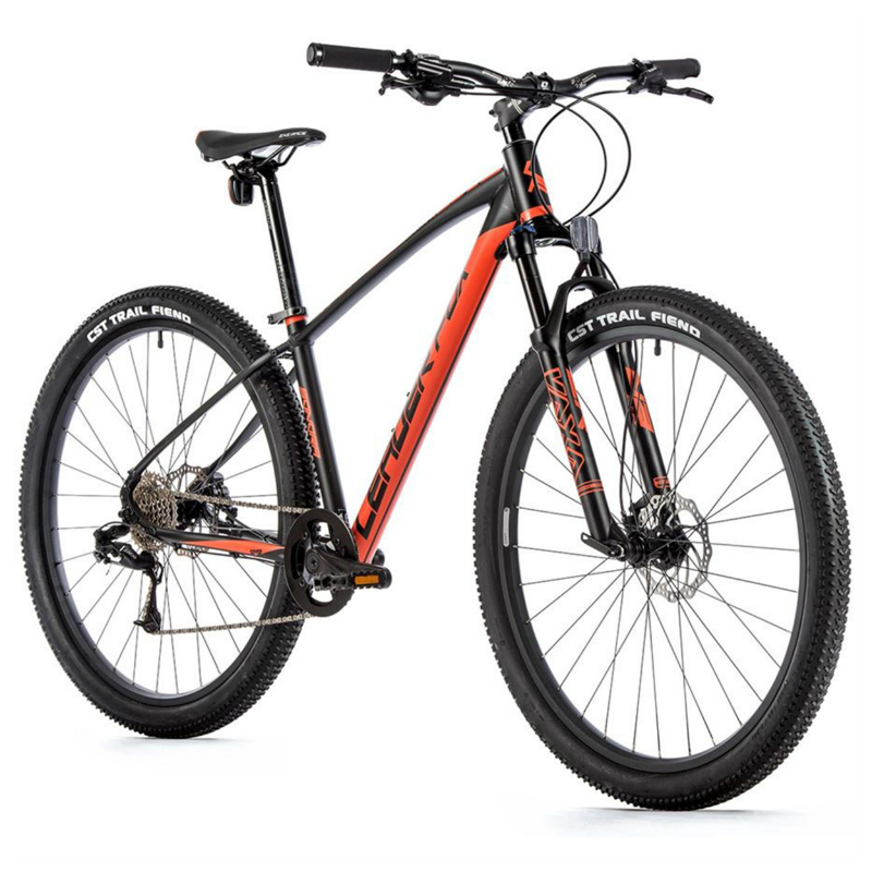 VELO MUSCULAIRE VTT 29 LEADER FOX SONORA NOIR-ORANGE MAT 8V CADRE 18 POUCES (TAILLE ADULTE 170 à 178 CM) VELO MUSCULAIRE VTT 29 LEADER FOX SONORA NOIR-ORANGE MAT 8V CADRE 18 POUCES (TAILLE ADULTE 170 à 178 CM)