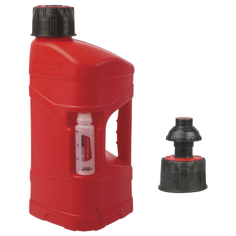 JERRYCAN-BIDON POLISPORT PROOCTANE 10 L ROUGE (AVEC BOUCHON DE REMPLISSAGE RAPIDE) ET BIDON 125 ML (DOSEUR HUILE) JERRYCAN-BIDON POLISPORT PROOCTANE 10 L ROUGE (AVEC BOUCHON DE REMPLISSAGE RAPIDE) ET BIDON 125 ML (DOSEUR HUILE)