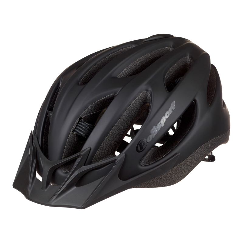 CASQUE VELO CITY ADULTE POLISPORT SPORT FLOW IN-MOLD NOIR MAT AVEC VISIERE NOIR TAILLE 58-62 SYSTEM QUICK LOCK CASQUE VELO CITY ADULTE POLISPORT SPORT FLOW IN-MOLD NOIR MAT AVEC VISIERE NOIR TAILLE 58-62 SYSTEM QUICK LOCK