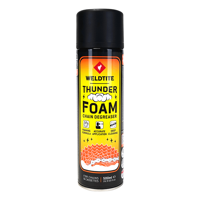 DEGRAISSANT VELO WELDTITE THUNDER FOAM CHAIN (AEROSOL 500ML) DEGRAISSANT VELO WELDTITE THUNDER FOAM CHAIN (AEROSOL 500ML)