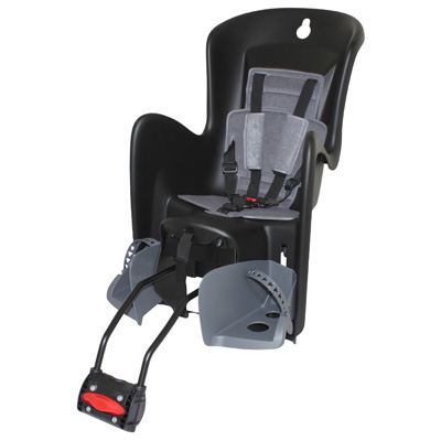 PORTE BEBE-SIEGE ENFANT ARRIERE POLISPORT INCLINABLE A FIXER SUR CADRE BILBY RS NOIR COUSSIN GRIS (9 A 22KGS) HOMOLOGUE EN 14344 PORTE BEBE-SIEGE ENFANT ARRIERE POLISPORT INCLINABLE A FIXER SUR CADRE BILBY RS NOIR COUSSIN GRIS (9 A 22KGS) HOMOLOGUE EN 14344