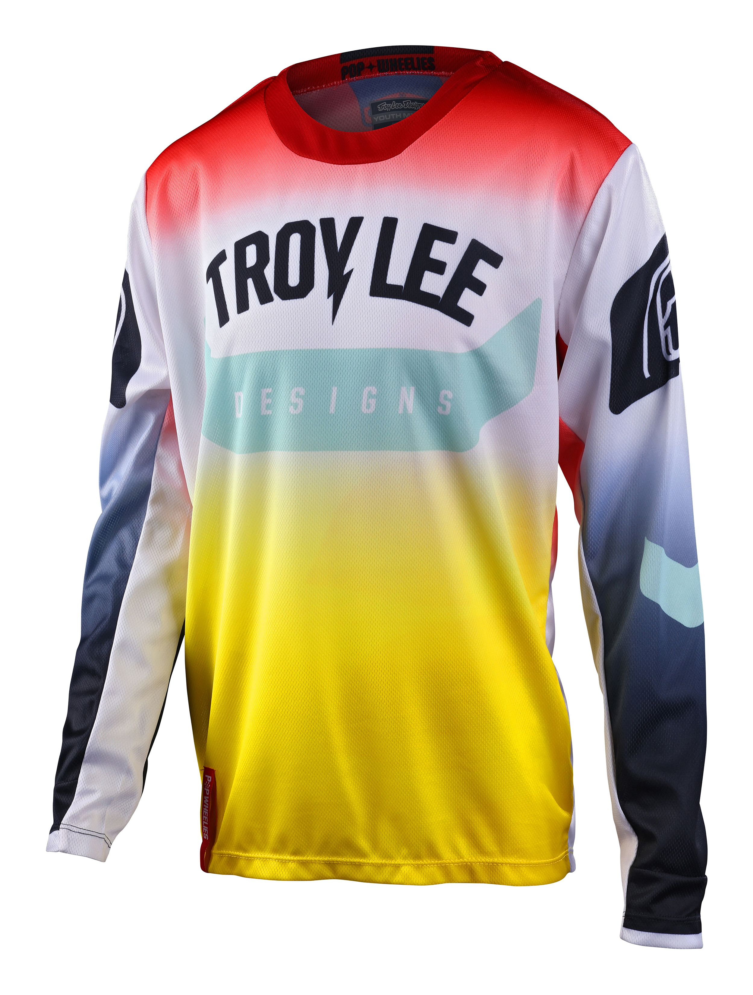 TROY LEE DESIGNS GP JERSEY, ARC, ACID YELLOW/RED, YOUTH, YOUTH L TROY LEE DESIGNS GP JERSEY, ARC, ACID YELLOW/RED, YOUTH, YOUTH L