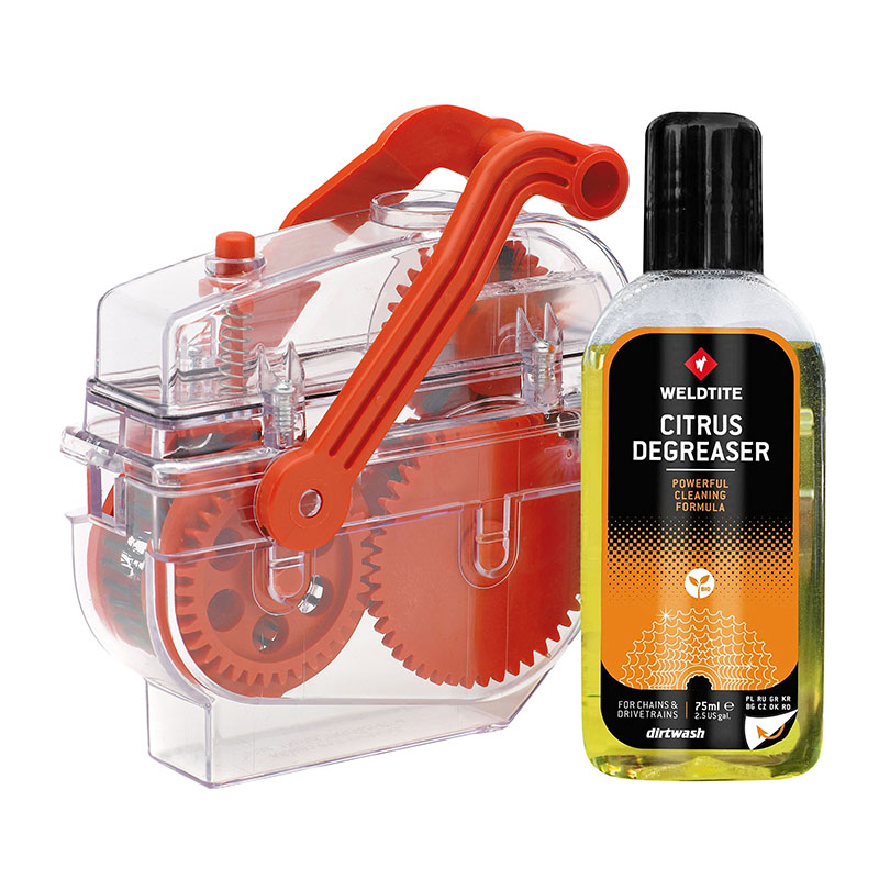 NETTOYEUR - OUTIL DE LAVAGE CHAINE VELO WELDTITE DIRTWASH AVEC CITRUS DEGRAISSANT (75ML) NETTOYEUR - OUTIL DE LAVAGE CHAINE VELO WELDTITE DIRTWASH AVEC CITRUS DEGRAISSANT (75ML)