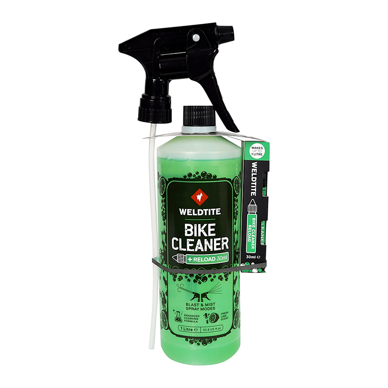 NETTOYANT VELO WELDTITE BIKE CLEANER (1L) AVEC RECHARGE (30ML) NETTOYANT VELO WELDTITE BIKE CLEANER (1L) AVEC RECHARGE (30ML)