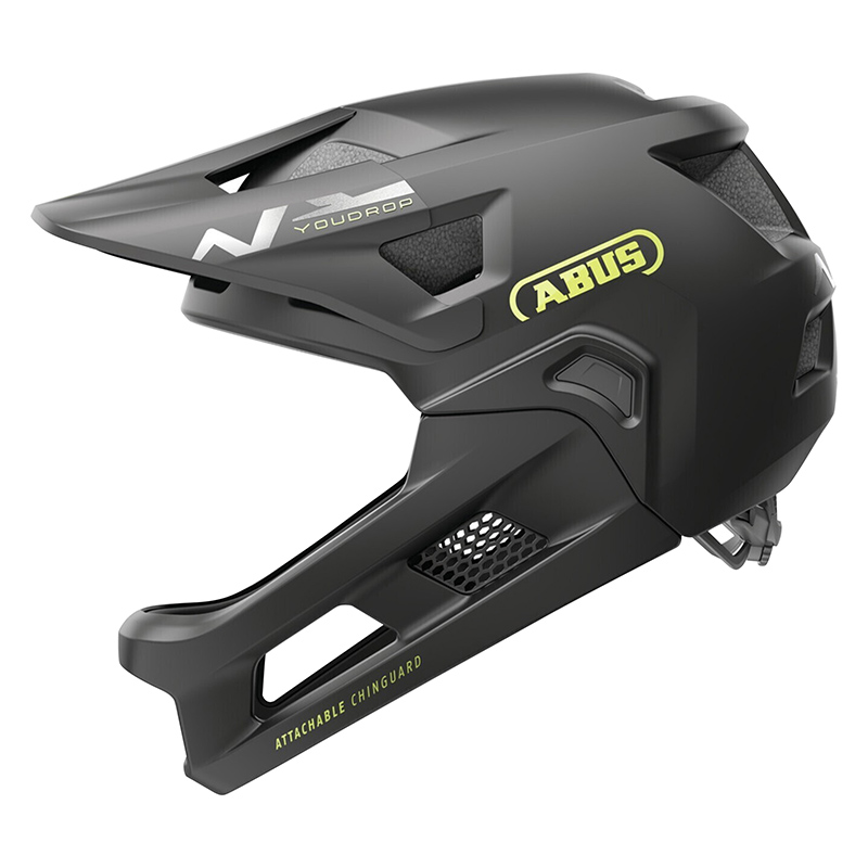 CASQUE VELO ENFANT VTT-BMX ABUS YOUDROP FF VELOURS NOIR TAILLE S (48-55CM) REGLAGE MOLETTE CASQUE VELO ENFANT VTT-BMX ABUS YOUDROP FF VELOURS NOIR TAILLE S (48-55CM) REGLAGE MOLETTE