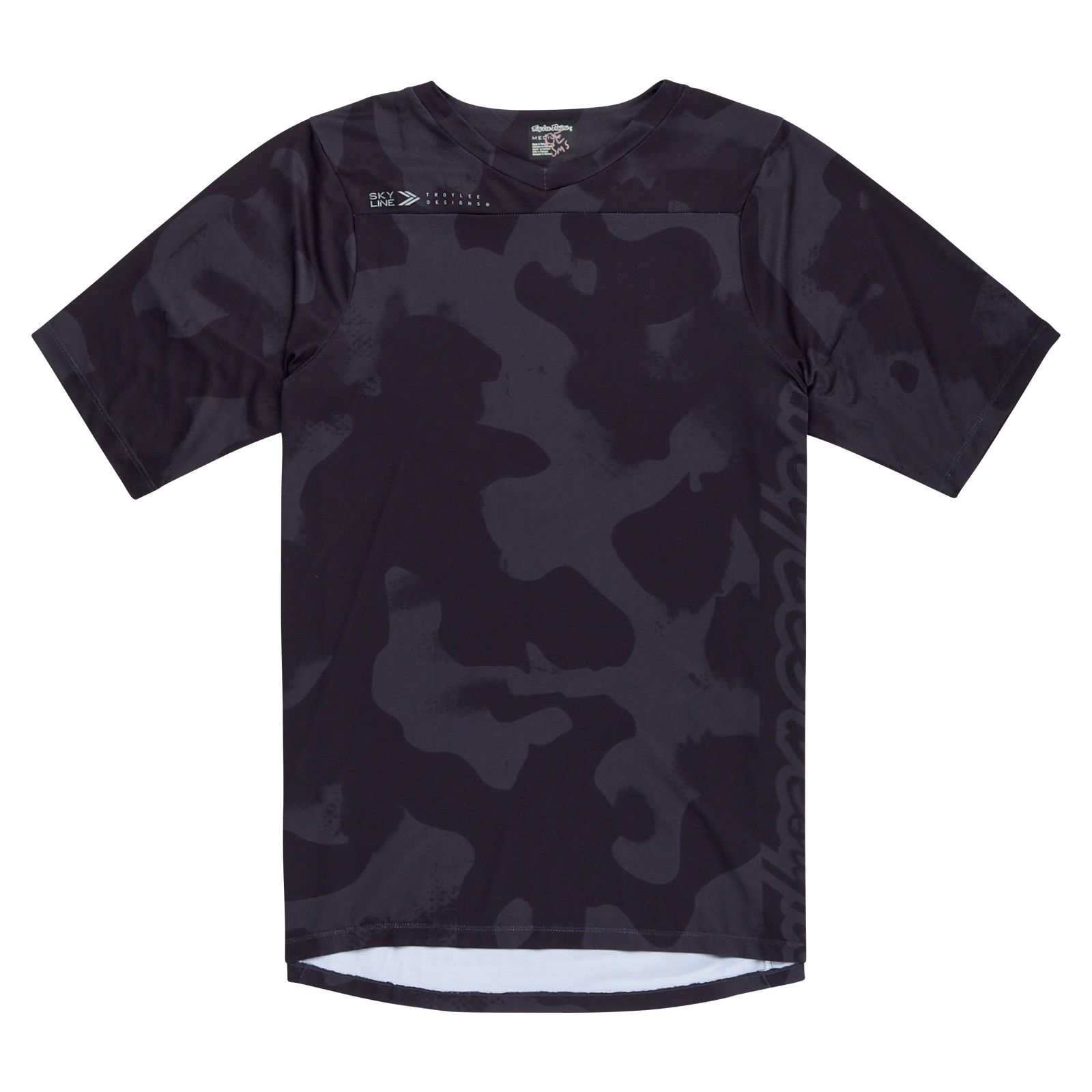 TROY LEE DESIGNS SKYLINE SS JERSEY, SCRUBLAND, BLACK, XXL, XXL