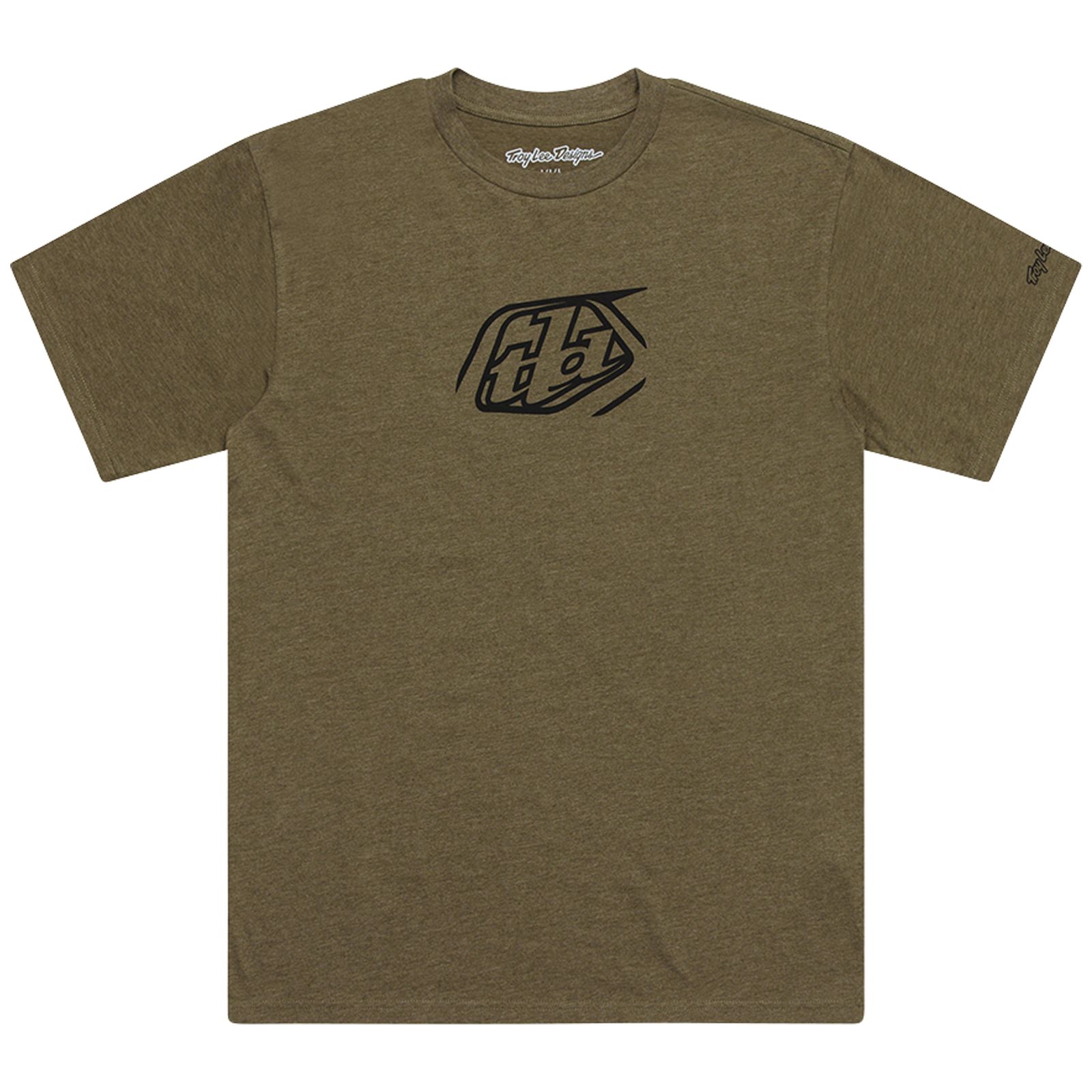 TROY LEE DESIGNS T-SHIRT, BADGE, OLIVE HEATHER, XL, XL TROY LEE DESIGNS T-SHIRT, BADGE, OLIVE HEATHER, XL, XL