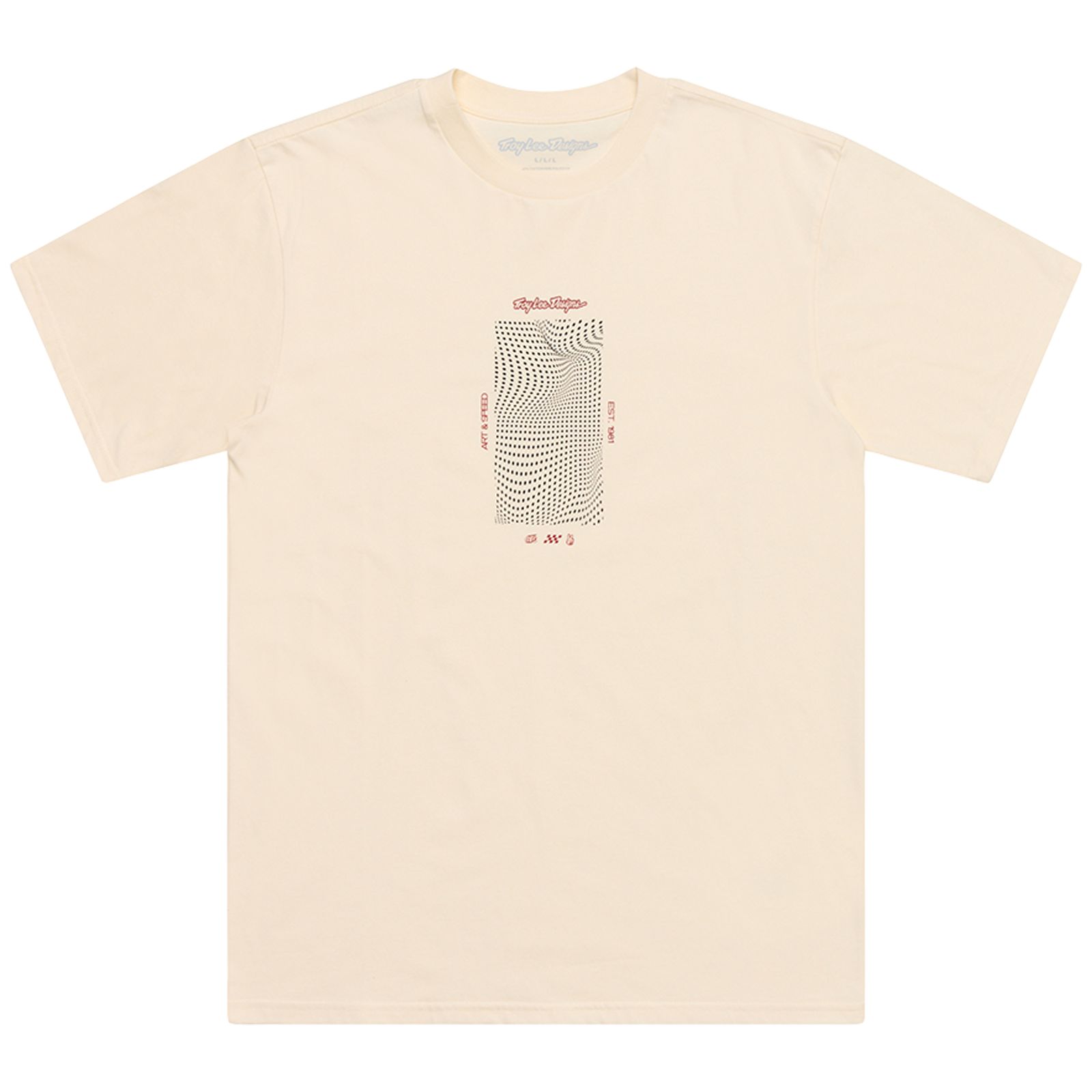TROY LEE DESIGNS T-SHIRT, BOXED OUT, VINTAGE WHITE, XL, XL