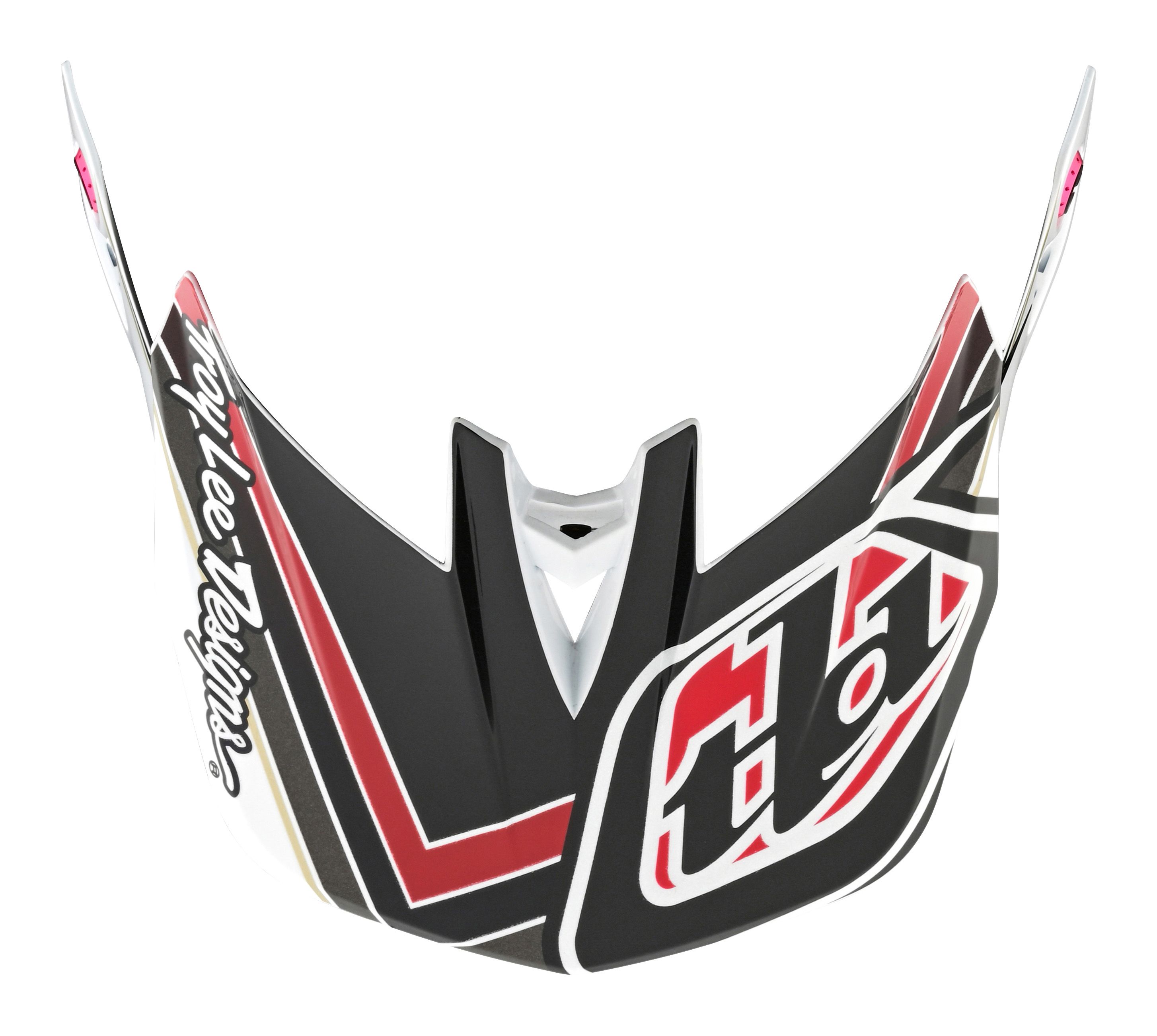 TROY LEE DESIGNS D4 POLYACRYLITE HELMET VISOR, BLOCK, CHARCOAL/RED, ONE SIZE TROY LEE DESIGNS D4 POLYACRYLITE HELMET VISOR, BLOCK, CHARCOAL/RED, ONE SIZE