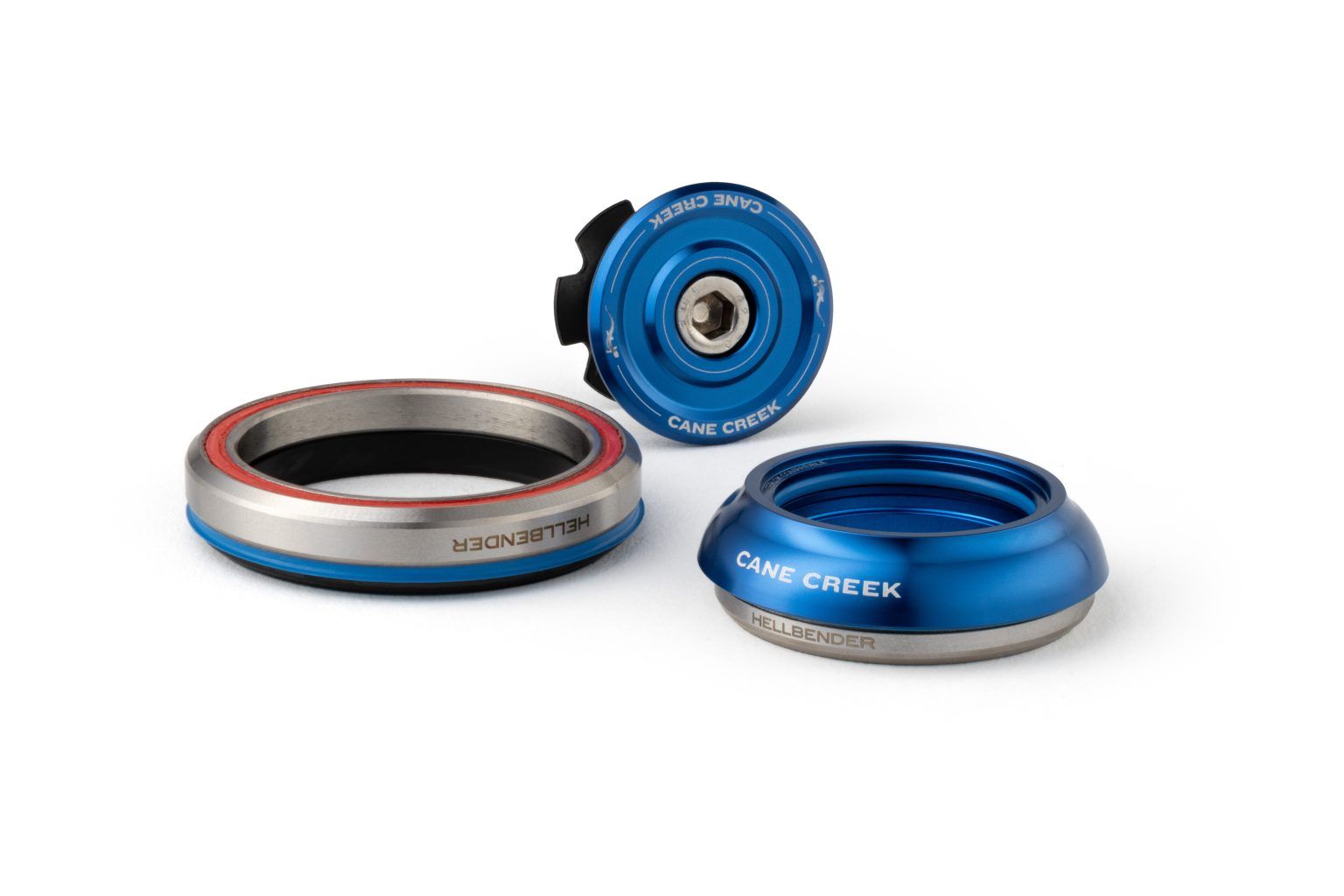CANE CREEK HELLBENDER 70 TAPERED HEADSET, 1 1/8"-1.5", IS41/28.6/H9 | IS52/40, SHORT, BLUE CANE CREEK HELLBENDER 70 TAPERED HEADSET, 1 1/8"-1.5", IS41/28.6/H9 | IS52/40, SHORT, BLUE