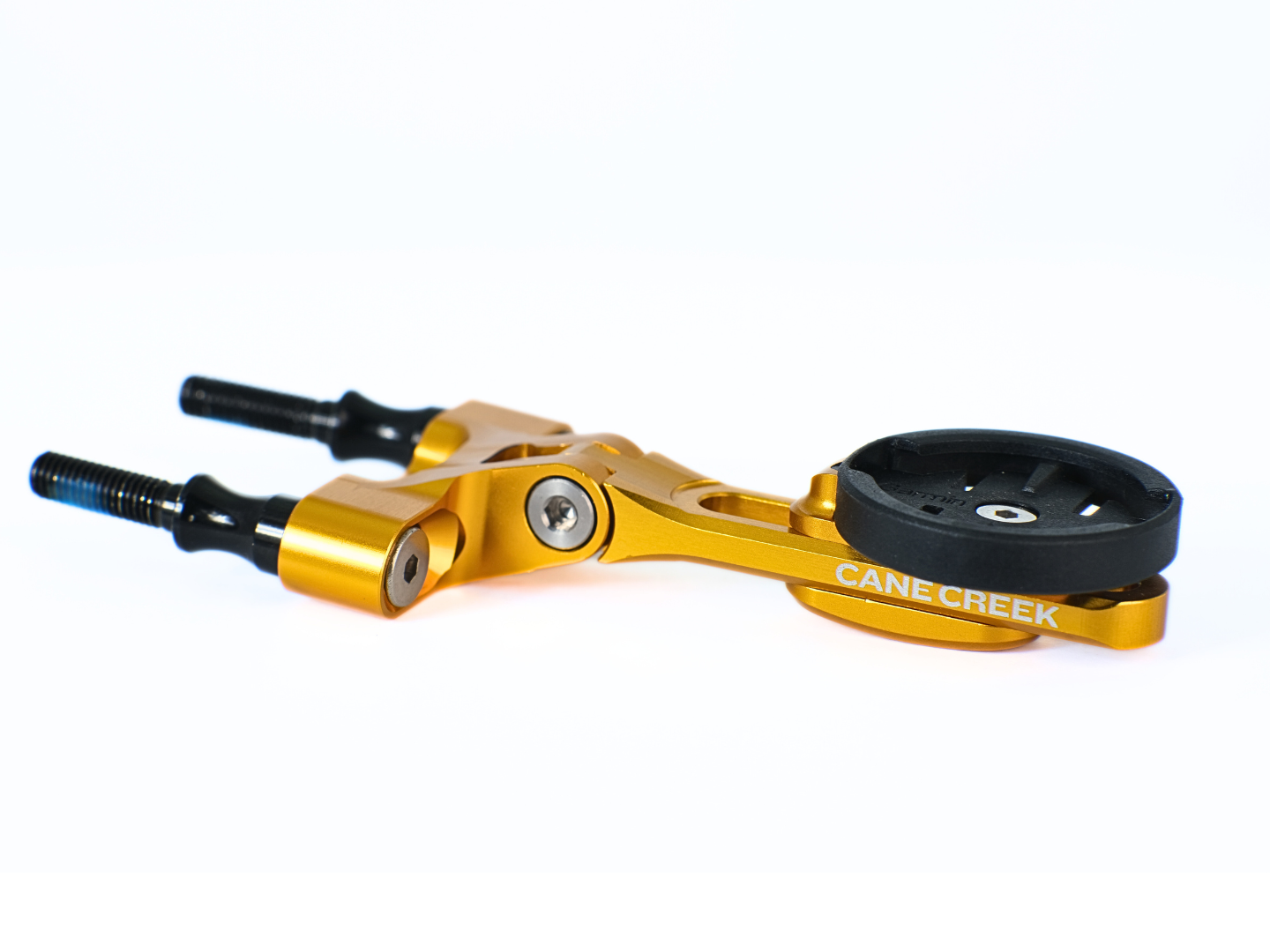CANE CREEK COMPUTER MOUNT FOR GARMIN/WAHOO, GOLD CANE CREEK COMPUTER MOUNT FOR GARMIN/WAHOO, GOLD