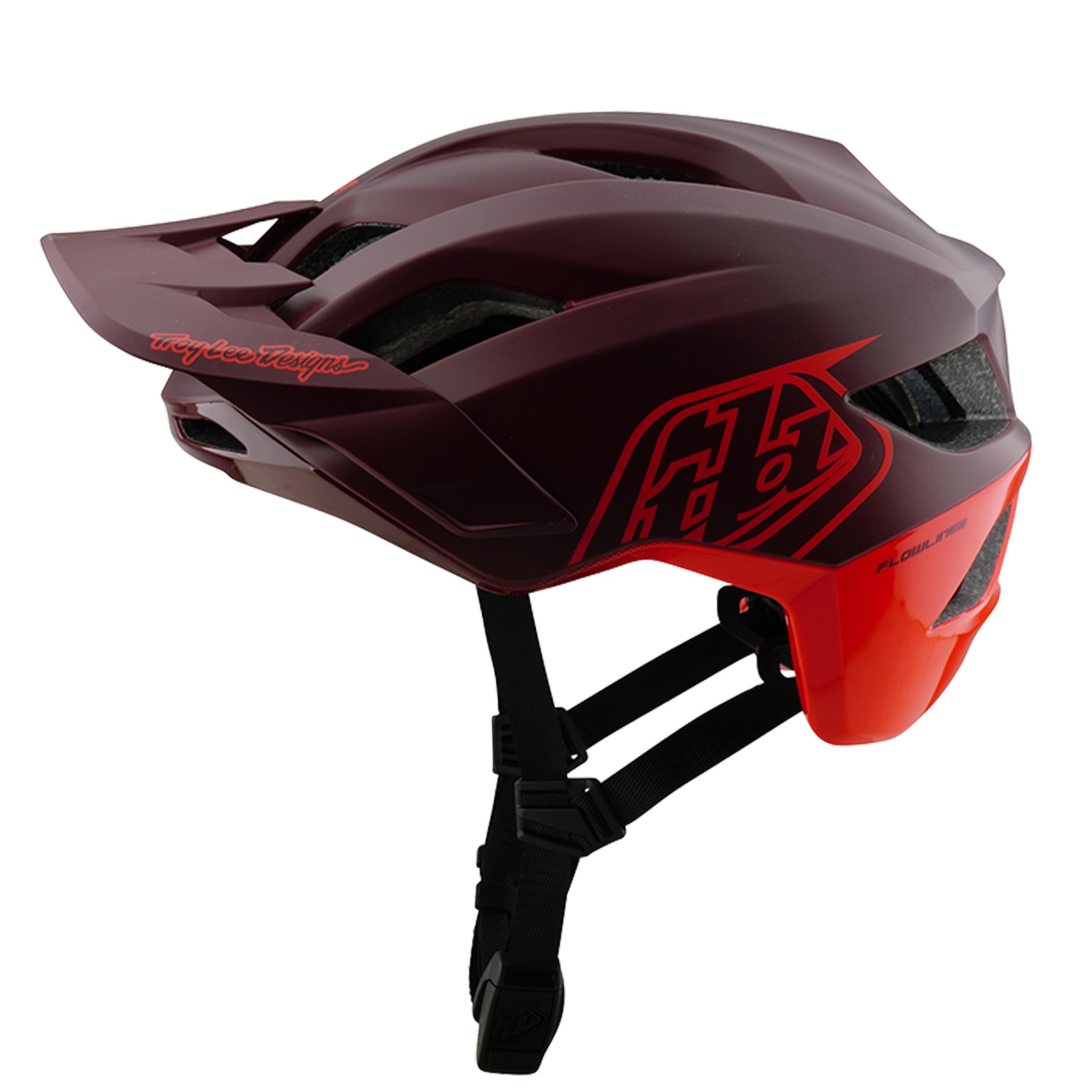 TROY LEE DESIGNS FLOWLINE SE MIPS HELMET, BADGE, MAROON, M/L | 57-59CM, L, M TROY LEE DESIGNS FLOWLINE SE MIPS HELMET, BADGE, MAROON, M/L | 57-59CM, L, M