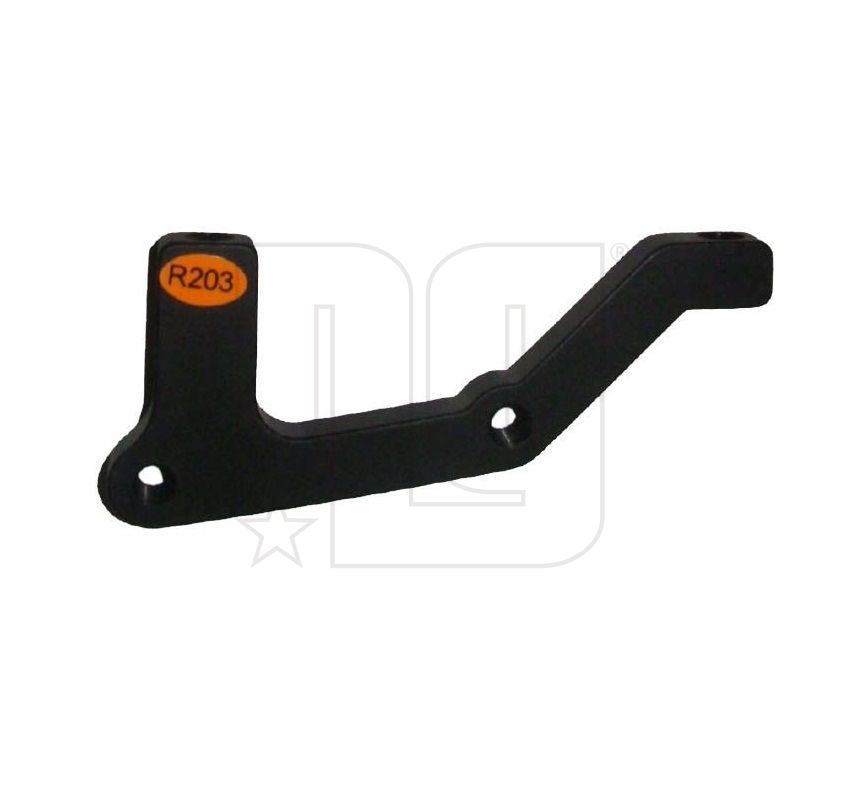 NG SPORTS DISC BRAKE-ADAPTOR, FM, 140MM FRONT, BLACK