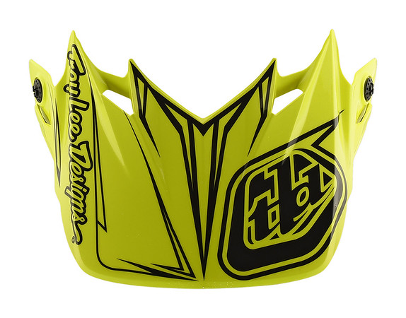 TROY LEE DESIGNS SE4 VISOR (PA), PINSTRIPE, YELLOW, ONE SIZE