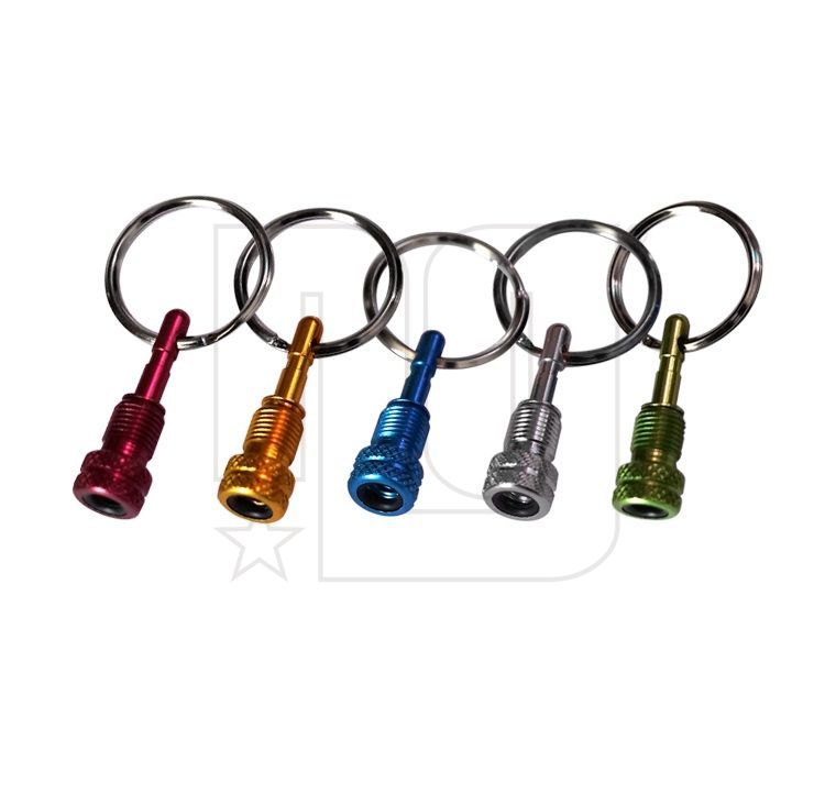 NG SPORTS VALVE ADAPTOR SET, DV/SV TO AV, PU/15, RED/GOLD/BLUE/SILVER/GREEN