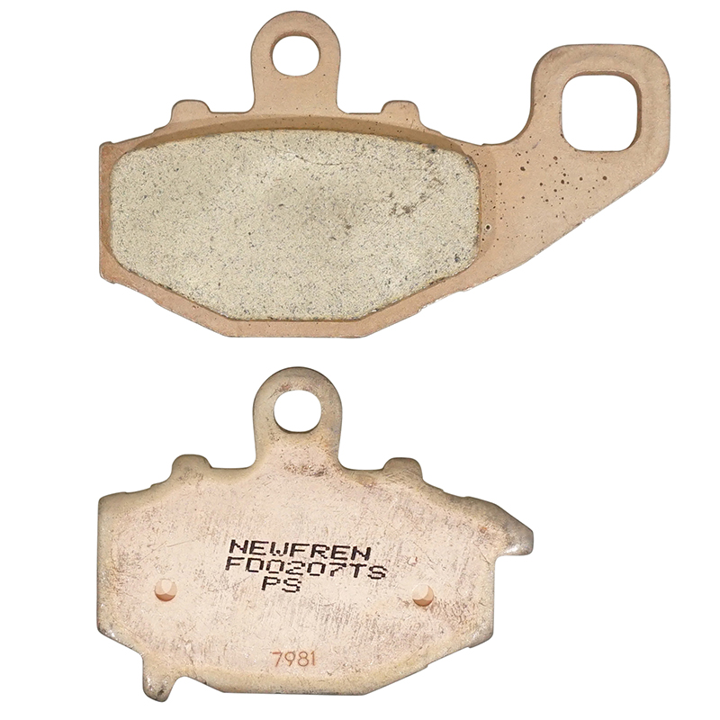 PLAQUETTE DE FREIN NEWFREN POUR KAWASAKI 750 Z750 2004+2007 AR, 1000 Z1000 2003+ AR, 650 ER-6F 2006+2016 AR, 650 KLE VERSYS 2007+2014 AR (FD0207TS)  (TOURING METAL FRITTE)