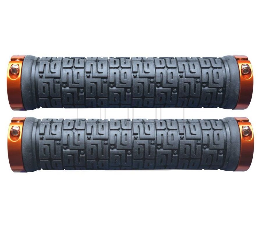 NG SPORTS TULSEE LOCK-ON GRIP, 140/31.5MM, BLACK/ORANGE