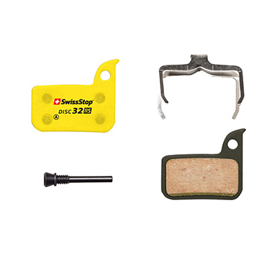 PLAQUETTE DE FREIN ROUTE - VTT SRAM FORCE, RED, RIVAL, APEX HRD ET ULTIMATE (SWISSSTOP ORGANIC SILENCE - DISC 32RS) (PAIRE SUR CARTE) PLAQUETTE DE FREIN ROUTE - VTT SRAM FORCE, RED, RIVAL, APEX HRD ET ULTIMATE (SWISSSTOP ORGANIC SILENCE - DISC 32RS) (PAIRE SUR CARTE)