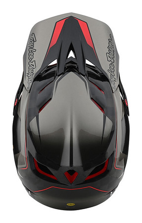 TROY LEE DESIGNS D4 HELMET VISOR, EXILE, GRAY, ONE SIZE