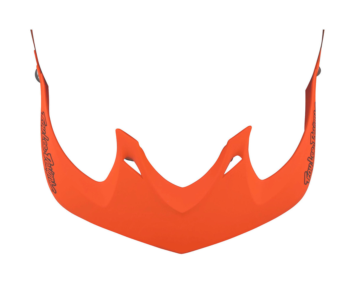 TROY LEE DESIGNS A1 HELMET VISOR, DRONE, FIRE RED, ONE SIZE